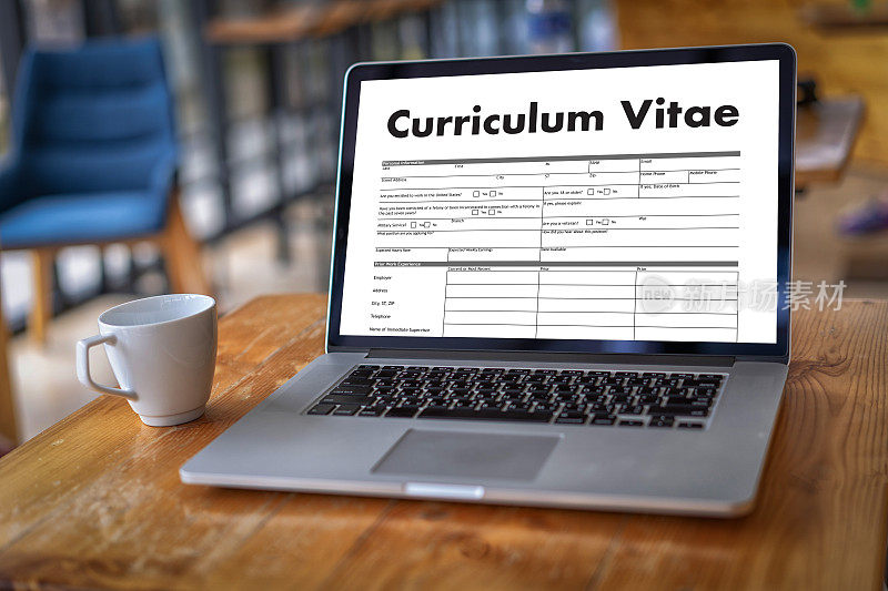 CV - Curriculum Vitae(工作面试概念与商业简历简历)，商务办公室商人工作申请工作